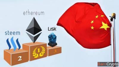 Classement blockchain de la Chine : Ethereum prend la première place