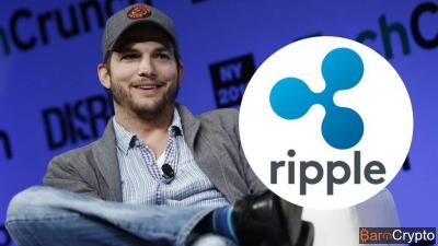 Ashton Kutcher et Ripple font un don caritatif de 4 millions $ en XRP