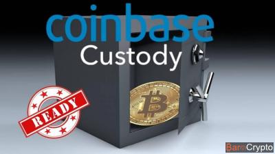 Coinbase Custody : les dépôts sont ouverts pour les institutionnels