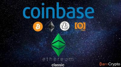 Coinbase : test final lancé, date d'ajout d'Ethereum Classic dévoilé