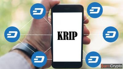 Cours DASH +20% : Explosion avec l'annonce du smartphone crypto KRIP