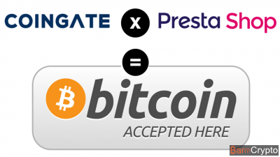 Coingate X Prestashop : 80 000 boutiques pourront accepter le bitcoin