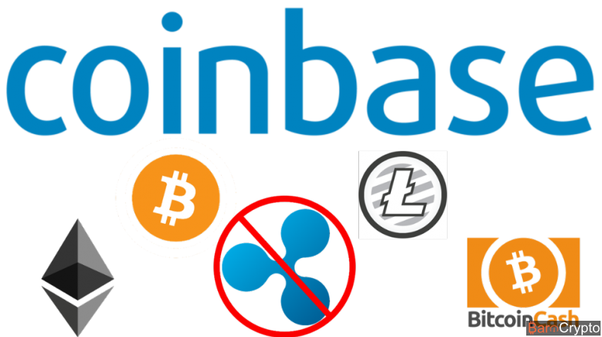 Coinbase ne prend pas en compte Ripple