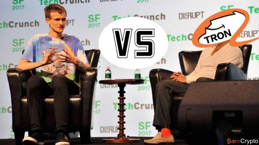 Buterin s'attaque à Tron et encense Ethereum
