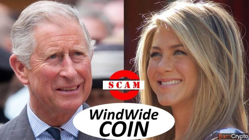 Jennifer Aniston et le prince Charles ambassadeurs d'un SCAM crypto contre leur gré