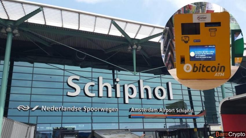 L'aéroport Schiphol d'Amsterdam s'offre un Bitcoin ATM