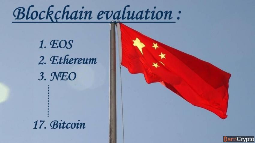 Classement blockchain EOS 1er, Ethereum 2e … Bitcoin 17e