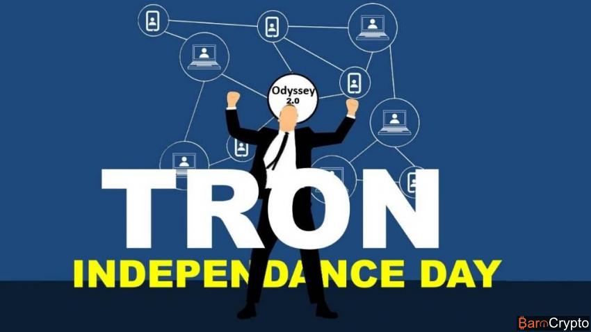 Le mainnet Odyssey 2.0 activé pour TRON et des tokens TRX distribués