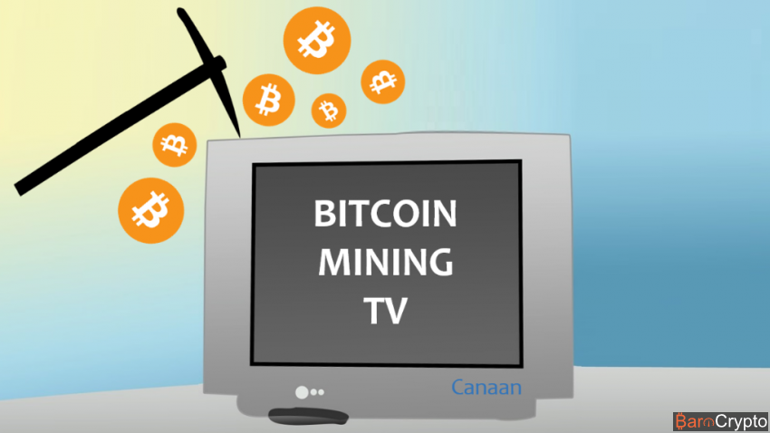 Canaan le géant du mining dévoile la 1ère TV de minage de Bitcoin