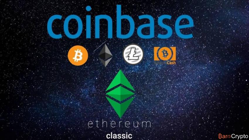 Coinbase test final lancé, date d'ajout d'Ethereum Classic dévoilé