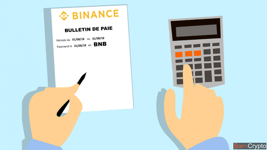 BNB toujours aussi stable Binance l'utilise pour payer ses salariés
