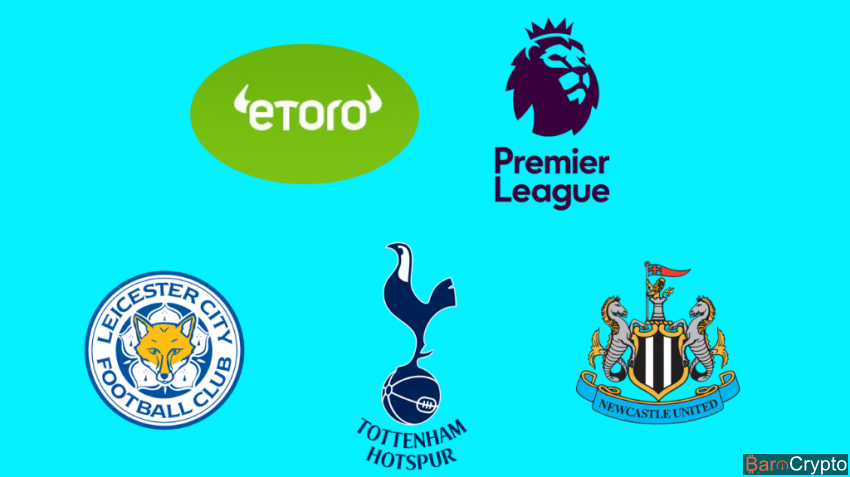 eToro collabore avec des clubs de foot anglais et les paie en Bitcoin