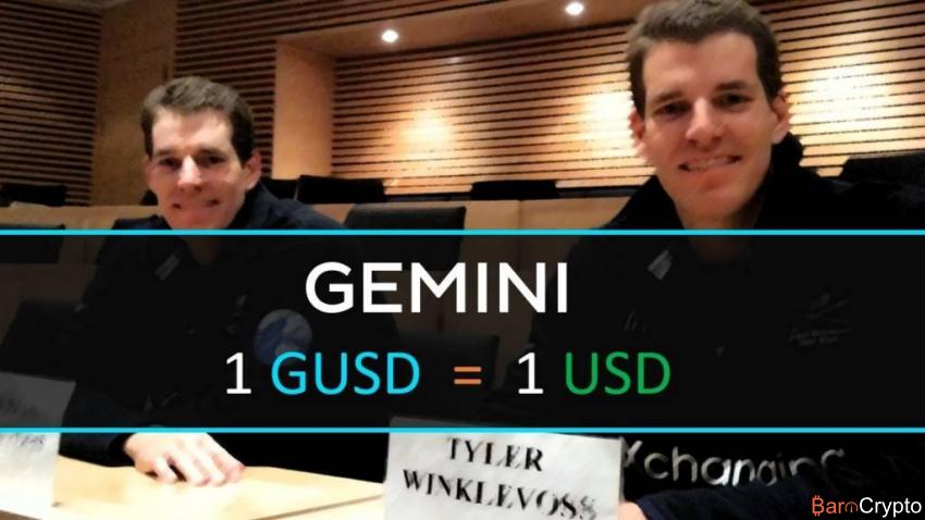 Les Winklevoss lancent le Gemini Dollar (GUSD), un stablecoin solvable