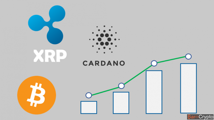 Le Ripple et le Cardano en hausse, et le Bitcoin à $6 700