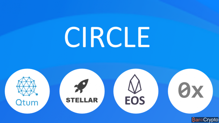 Cours EOS et Stellar en baisse pour fêter leur intégration chez Circle