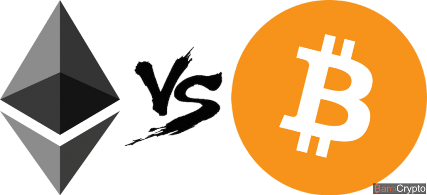 Ethereum comparé au Bitcoin